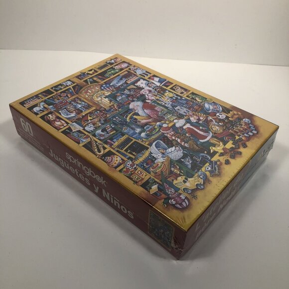 SPRINGBOK Puzzle Toys & Tots Christmas Santa 60 Piece New - Picture 4 of 6